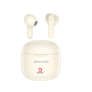 Awei®T68 ENC Wireless Earbuds BT 5.3 – Moon White