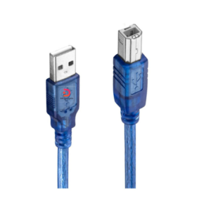 DM®USB-A to USB-B cable Suitable for Printers,1.5 meters Blue-Grey