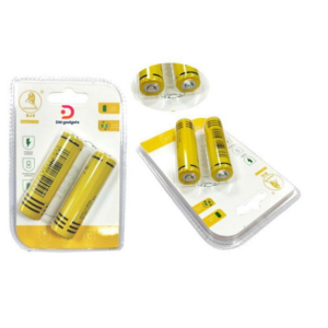 EJC®Rechargeable Lithium Battery 3.7V 3000mAhSet of 2