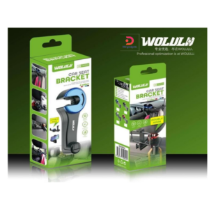 Wolulu®AS-50504 Car Seat Bracket  Black-Silver