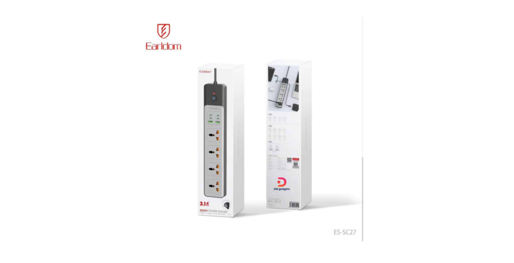 Earldom®SC27 3000W Power Socket,4 USB-C,2-USB-A,4 Universal Outlets ...