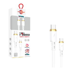 Wisdomup®SJX-35CC 60W Type-C to Type-C PD 1.0m Fast Charging Cable - White