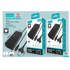 Kouvolsen®CX-260 54.6V /2A Balance Car Charger/Li-ion Charger/Switching Power Supply
