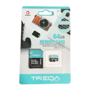 TREQA®SD-13 Micro SD Memory Card 64GB With Adapter