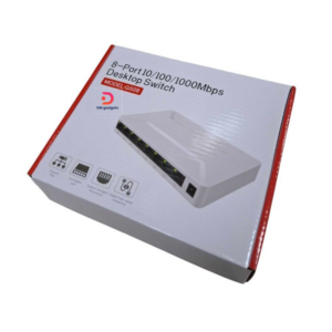 GS08®8-Port 10/100/1000 Mbps Gigabit Network Switch - White
