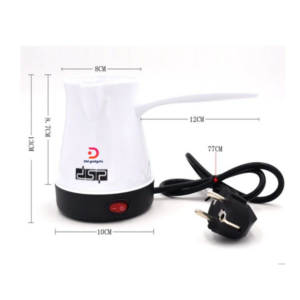 DSP®Electric Greek coffee pot 300ml, 600W with Stainless steel heating base - White