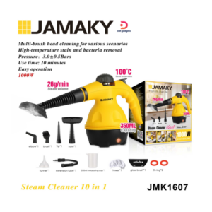 Jamaky® JMK1607 Handheld Steam Cleaner Yellow-Black