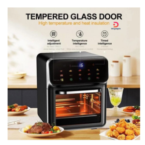 Andowl®Q-G33 1800W 220V 12L Air Fryer with Touchscreen  Black-Silver