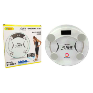 Andowl®Q-SO69 Bluetooth Smart Weighing scale 0.2-180Kg - White