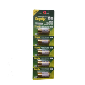 Toply®23A 12 V – Pack of 5 – Alkaline battery