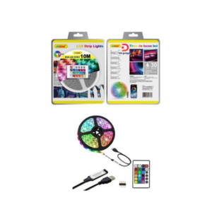 Andowl®Q-DT75 LED Strip Light RGB 10m with Remote Control