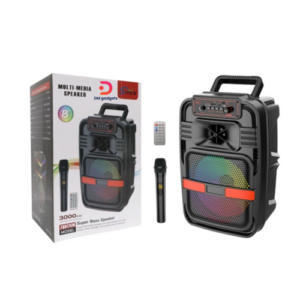 Sing-e®20W ZQ8175W 8 inches Portable LED Bluetooth Karaoke Speaker with Microphone