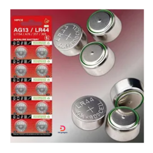 DM®10PCS AG13 LR44 A76 L1154 357 1.5V Alkaline Button Battery Child Safe Mercury-Free