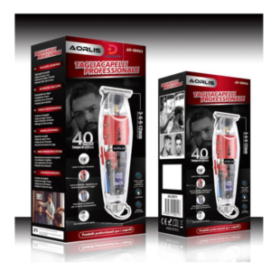 Aorlis®AO-50011 Transparent LCD Display USB Charging Hair Trimmer