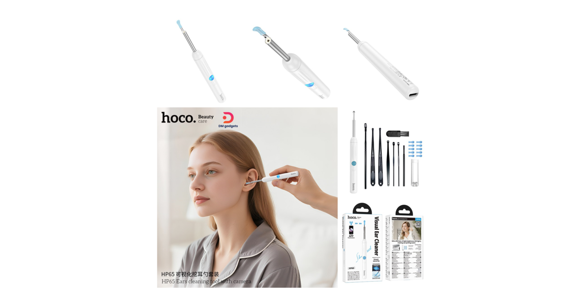 Hoco®HP65 Ears Cleaning Tool with Camera - White