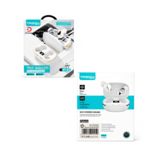 Treqa®BT-84 Bluetooth TWS Earbuds with Charging Case
