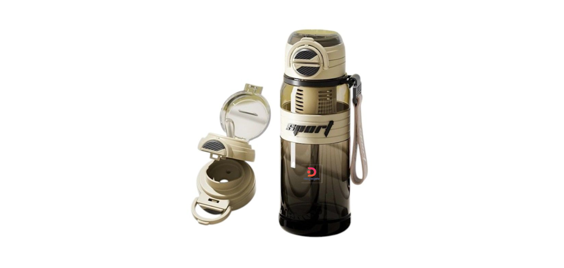 DM®616298 Portable plastic water bottle – 800ml– Beige