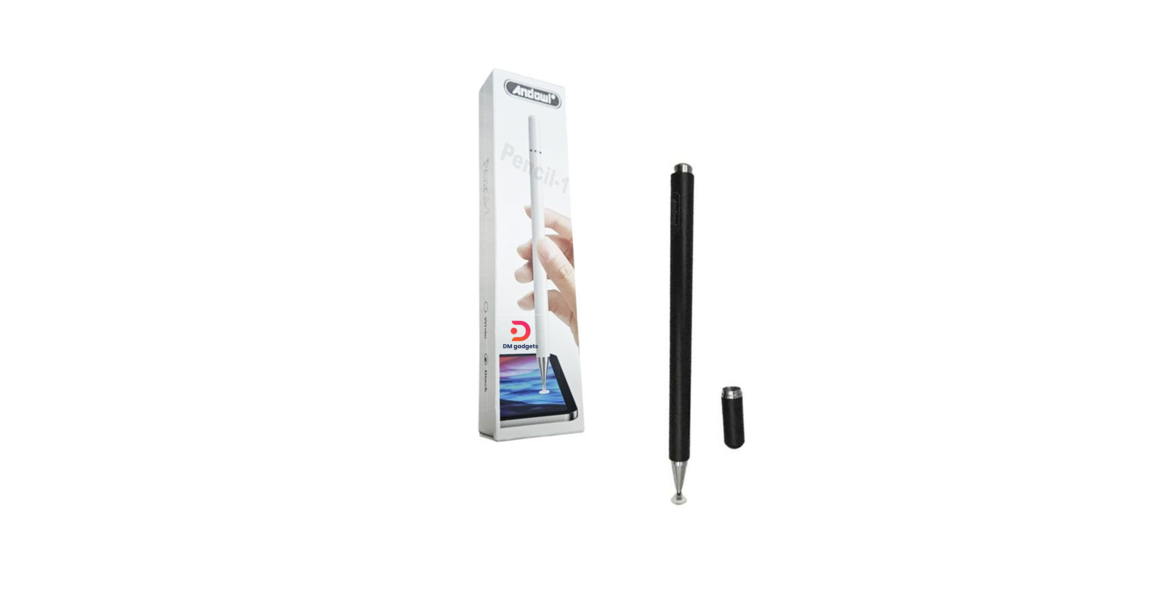 Andowl®Universal Touch Pen for Smartphones + Tablets Q-Pencil-1 - White