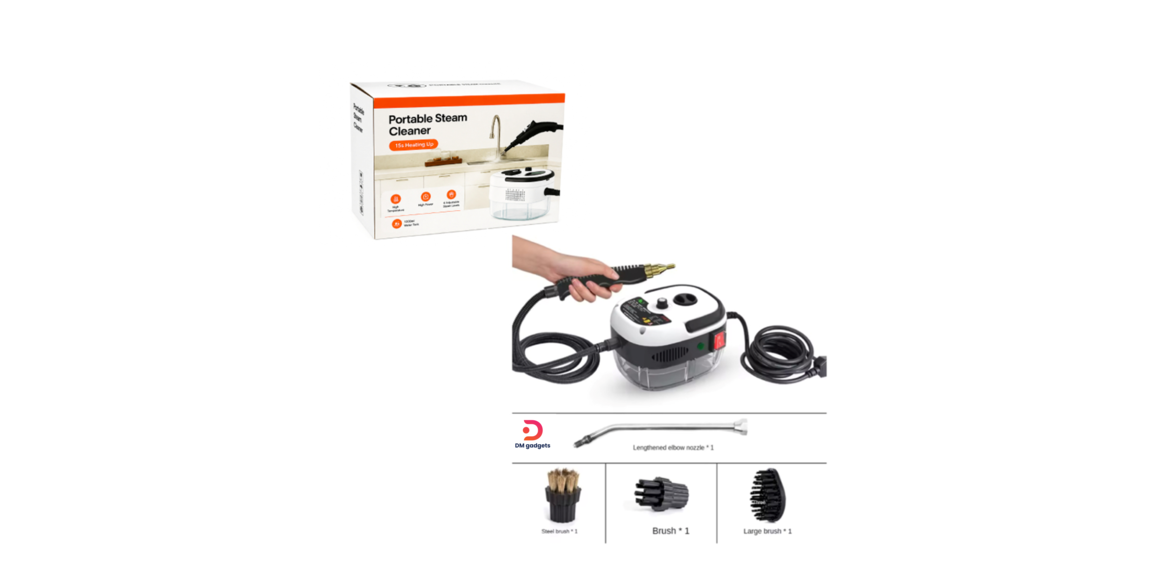DM®002574 1200W Multi-Purpose Portable Steam Cleaner