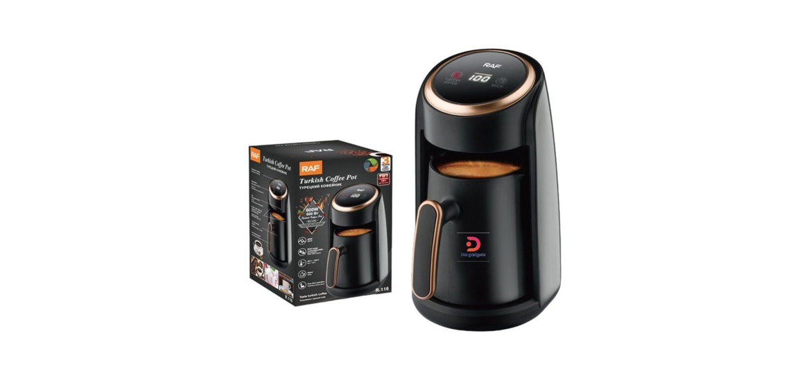 RAF®R.116 Greek-Style Coffee Maker 300ml 600W – 3-in-1 Turkish Coffee Pot
