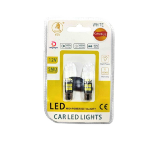 EJC®001107 Canbus T10-4014-26-6LED 12V Car Bulbs, 2-Pack, Cool White