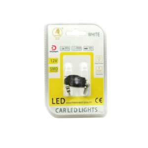 EJC®49110 T5-6 LED Car Bulbs 12V, 2-Pack, Cool White