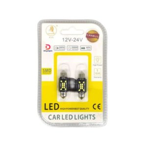 EJC®50117 Canbus LED Car Bulbs 2016-T10 36mm, 2-pack, cool white