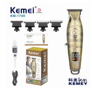 Kemei®KM-1799 Professional Hair Trimmer with American fashion Design - Gold