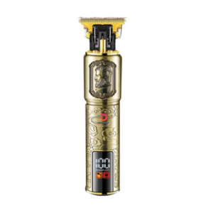 Kemei®KM-1295 Professional Hair Trimmer with LCD Display - Gold