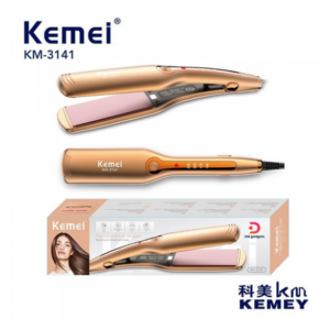 KEMEI®KM-3141 Fast Heating Hair Straightener Flat Iron Widen the Panel 2 in 1 Electric Hair Straightener