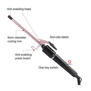 KEMEI®KM-1323 9mm Tourmaline Ceramic Auto Hair Curler
