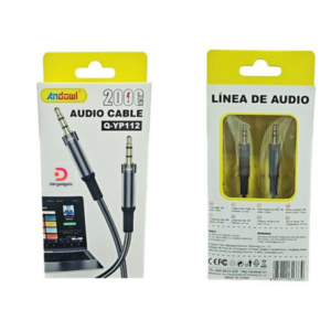 Andowl®Q-YP112 AUX to AUX Audio Cable - Black