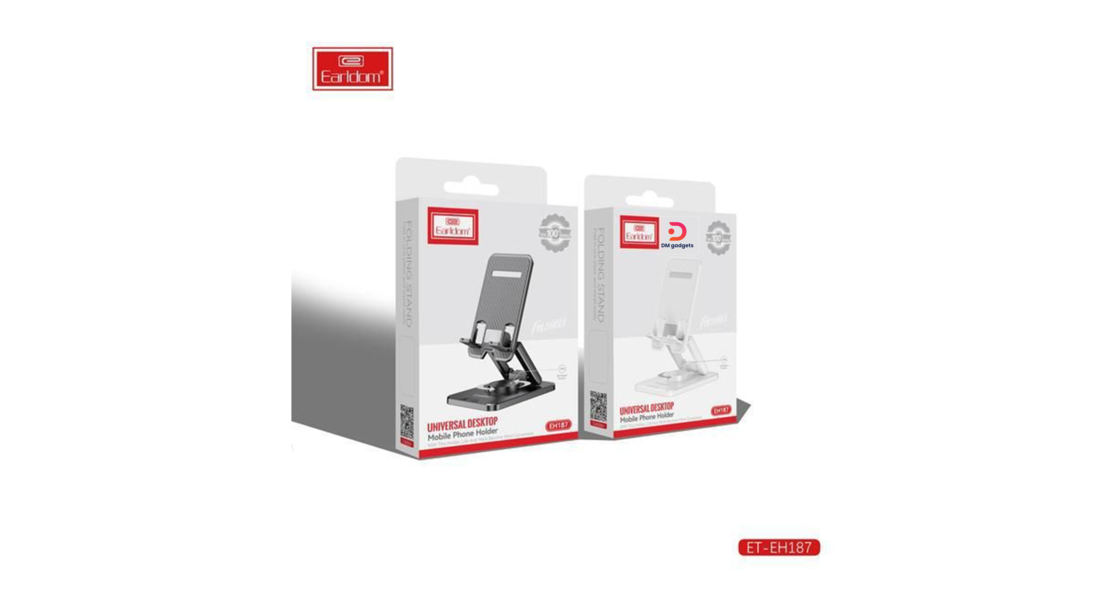 Earldom®ET-EH187 360°Universal Desktop Mobile Phone Holder - Black