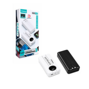 Treqa®TR-983 16,800mAh Power Bank with Built-in 22.5W Fast Charging Cables-Black