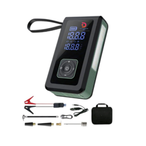 DM®3677 Vehicle Battery Jump Starter with Air Compressor 150-PSI– 8000mA/LED Display