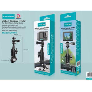 Kouvolsen®CH401 Bike/Motorcycle Handlebar Action Cameras Holder - Black