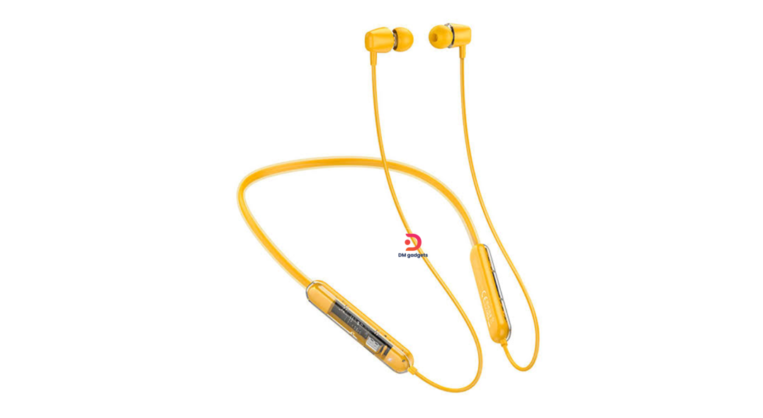 Hoco®ES65 Crystal Sports Wireless Earphones V5.3 - Yellow