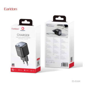 Earldom®ES-EU64 45W GaN PD USB-C Faster Charger - Black