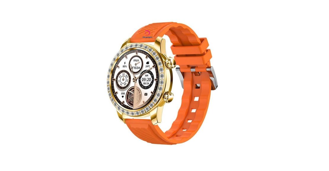 Z89®PRO MAX Smartwatch with 2 straps – Orange/Brown