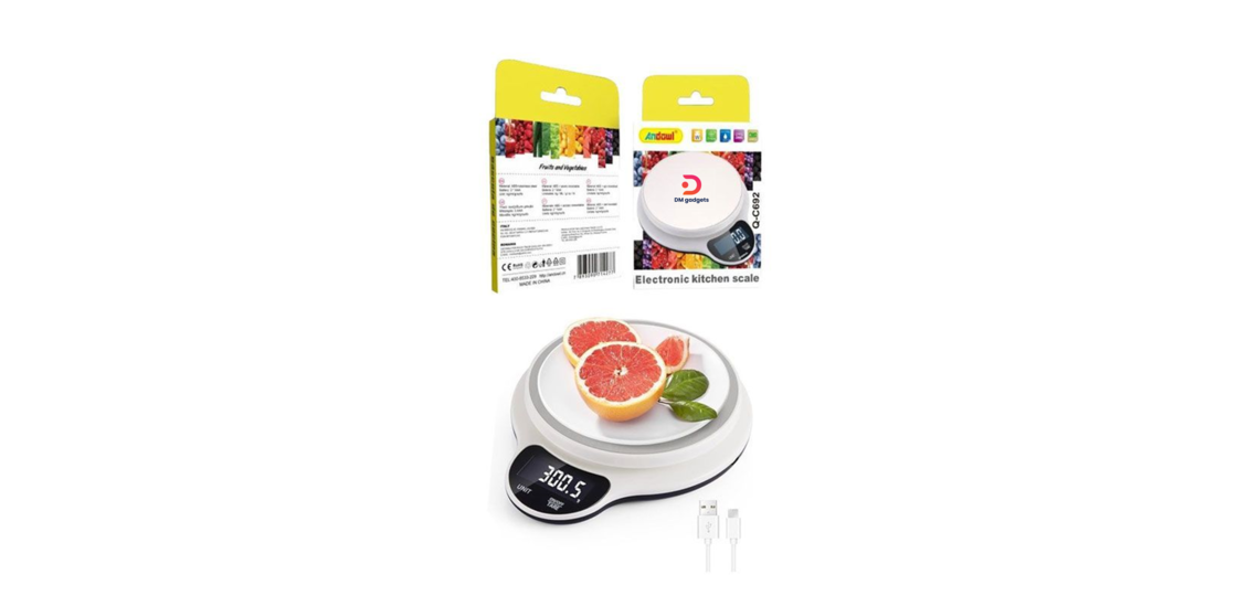 Andowl®Q-C692 Precision Digital Scales – Electronic Kitchen Scales