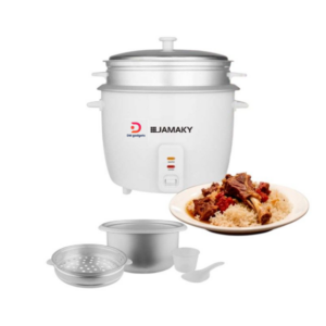 JAMAKY®JMK750-501018 Electric Rice Cooker– White