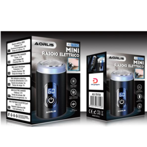 AORLIS®AO-78154 Mini Electric Shaver with Digital Display, 3.7V,5W