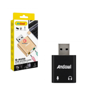 Andowl®USB 7.1 Q-AU50 -External USB Sound Card