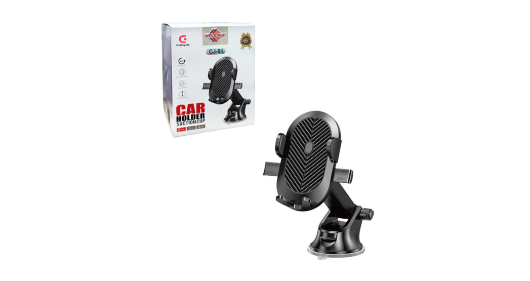 Wisdomup®CJ-01 – Car holder suction cup - Black