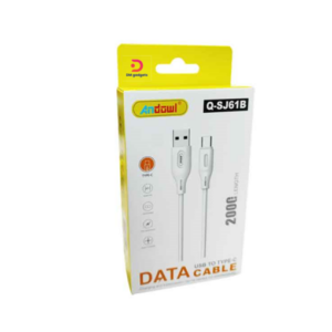 Andowl®Q-SJ61B 2m USB to Type-C Charging Cable - White