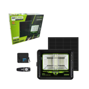GDSuper® GD-300L 300W Solar Wall Flood Light with Remote Control