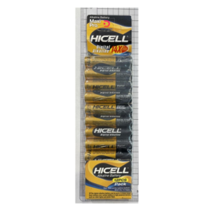 HICELL®HCYAM4-12SC1 AAA 1.5V Maxi Pro Set of 12 Alkaline Batteries