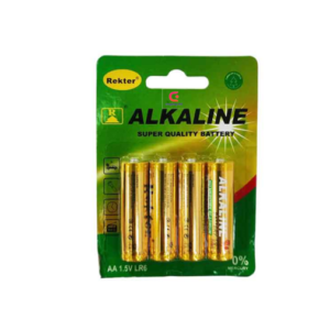 Rekter®AA -14012-1.5V LR6 – Alkaline Set 4 Batteries