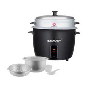 JAMAKY®JMK750-501025 Electric Rice Cooker– Black