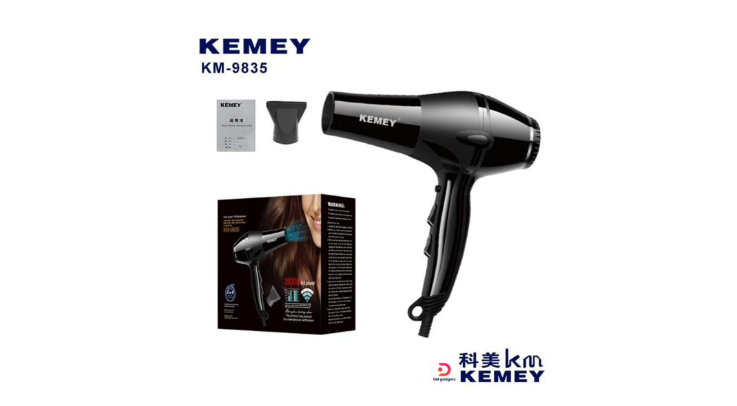 Kemei®KM-9835 1300W Hair Dryer Professional 1300w Powerful Fashion Multifunctional Quiet Hair Dryer
